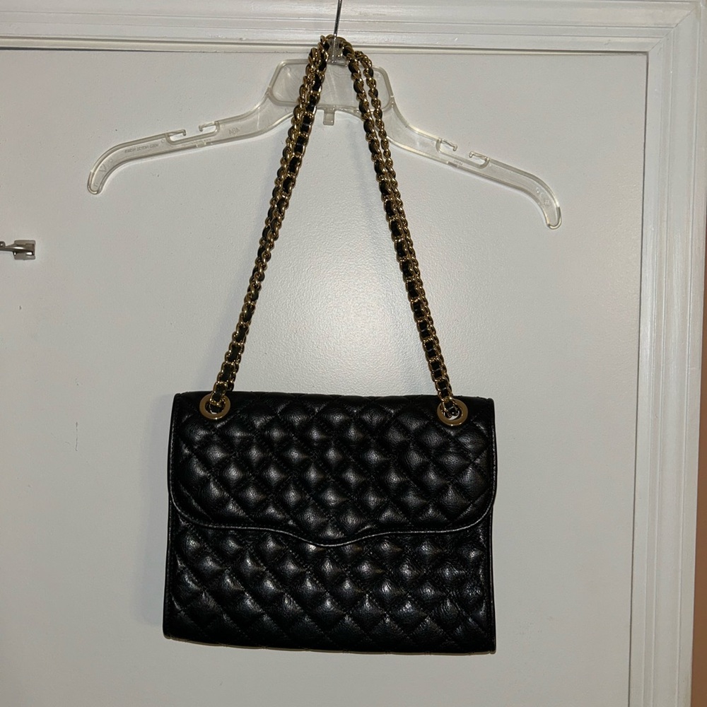 Rebecca Minkoff Quilted Affair Black Crossbody Purse